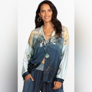 Johnny Was Drew Denali silk blouse